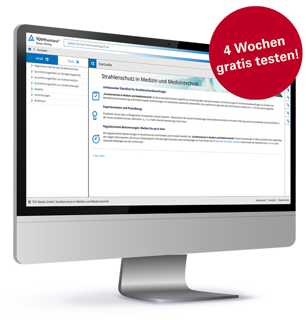 Strahlenschutz in Medizin und Medizintechnik digital