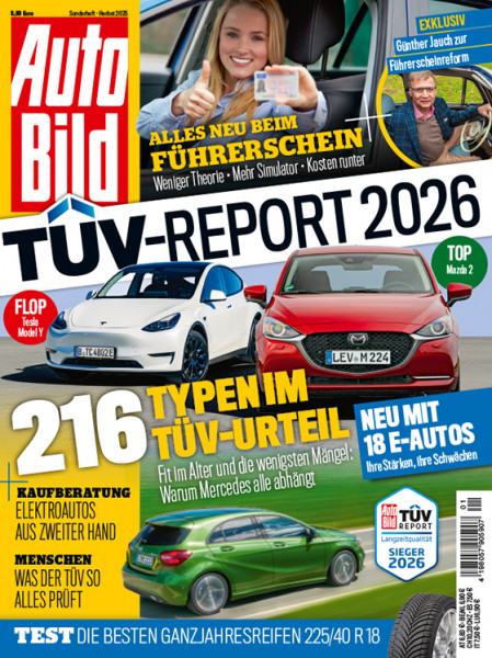 AUTO BILD TÜV-Report 2026